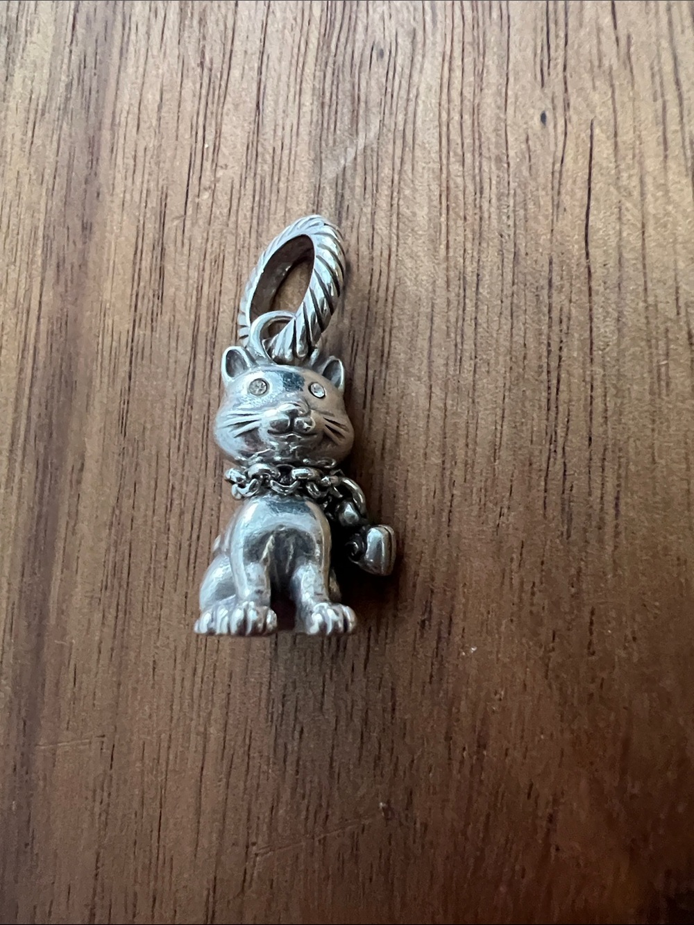 Brighton Silver Cat Charm Bracelet Pendant